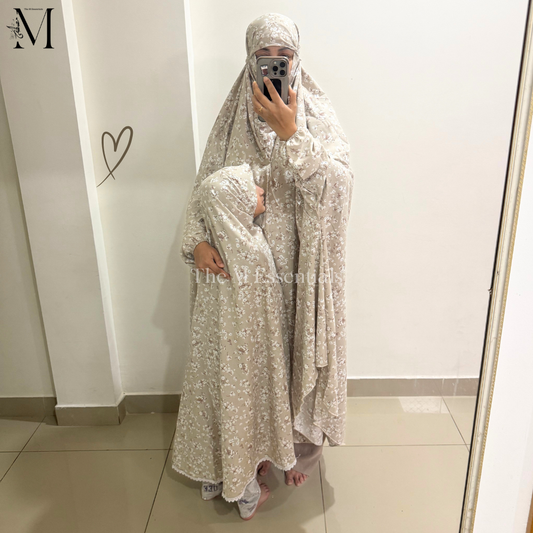 Mommy & Daughter Matching Prayer Dress - TAN