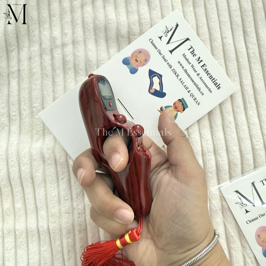 Tasbeeh Counter. - Deep Red