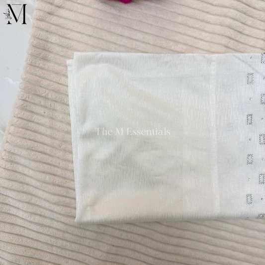 Pull-Up Jersey Hijab - Pearl White