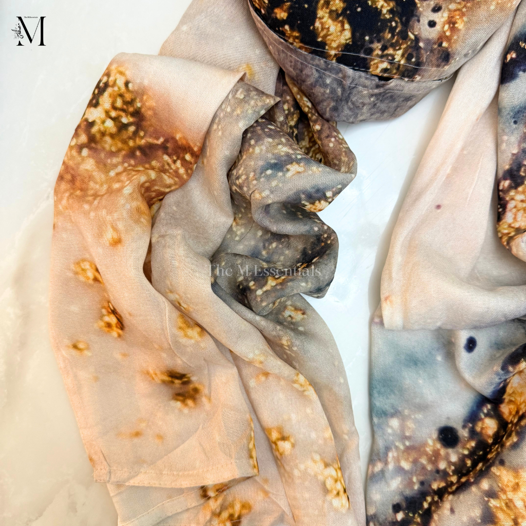 Printed Modal Hijab - Galaxy