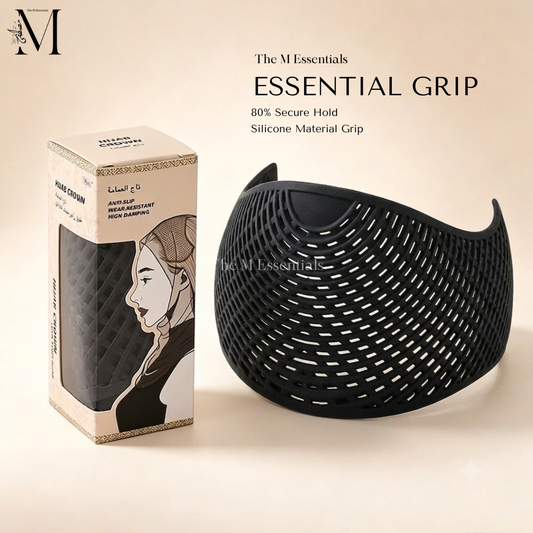 The M Essential Silicone Anti slip Hijab Grip also known as "Hijab Crown" and "Hijab Taj"