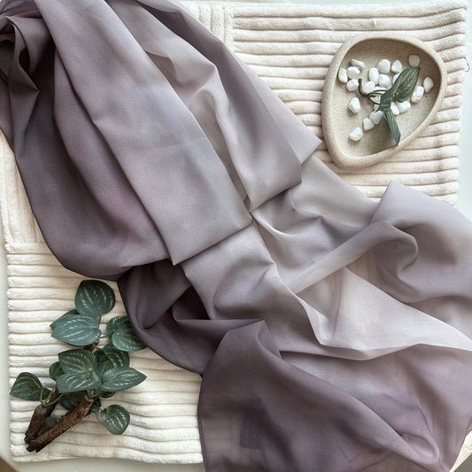 Purple Ombre Chiffon