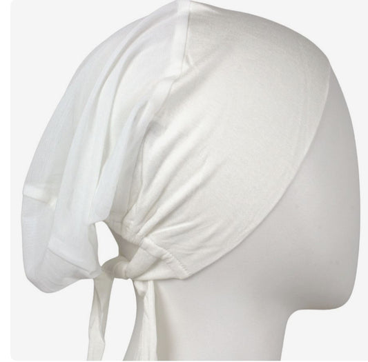 White Mesh Hijab Cap | The M Essentials