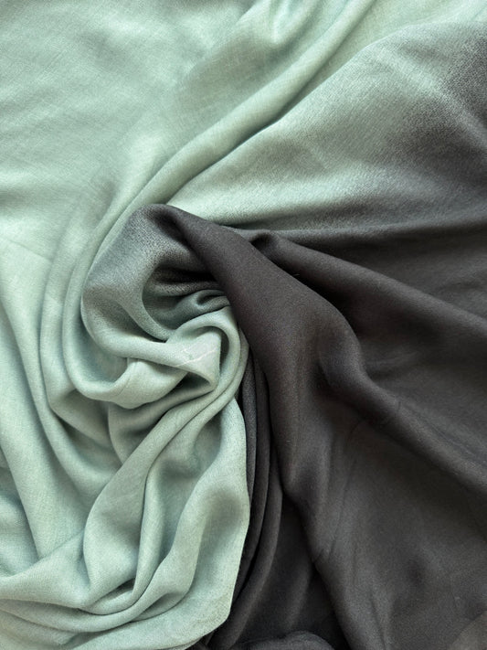 Teal Green Ombre - Soft, Lightweight Modal Hijab | The M Essentials