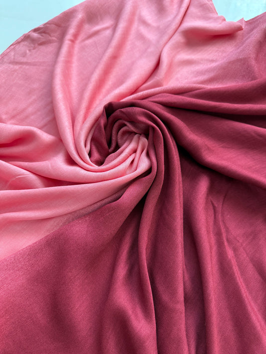Rose Ombre - Soft Modal Hijabs | The M Essentials