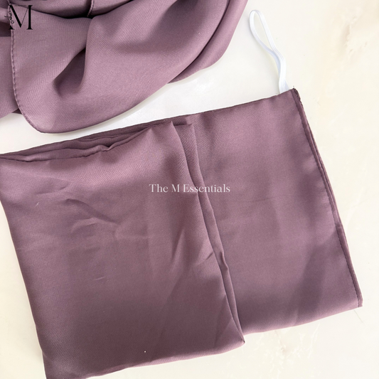 Dark Purple Niqab Set