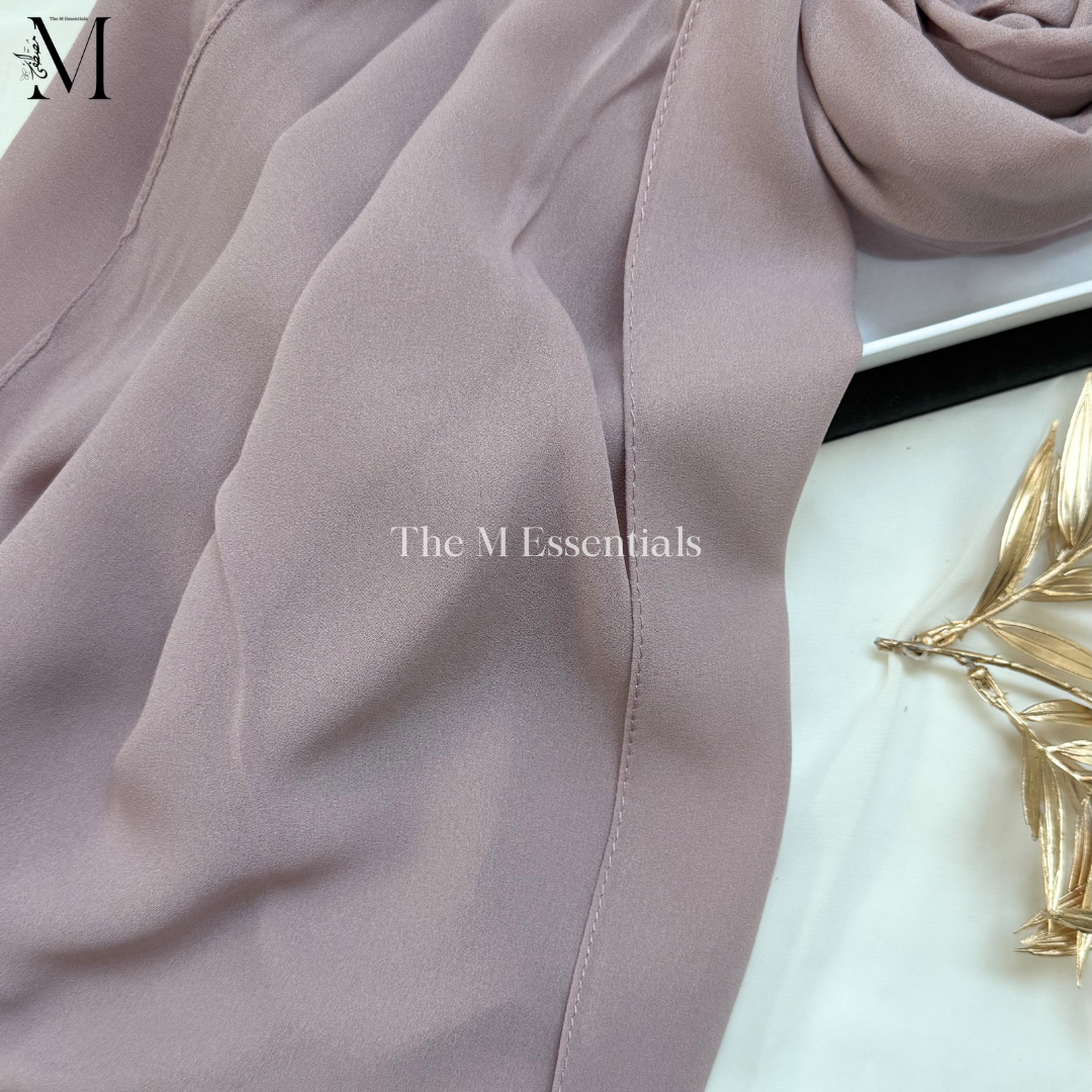 Soft chiffon hijab lightweight no iron scarf for women