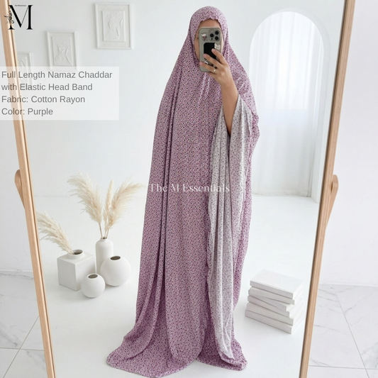 Purple Namaz Chaddar