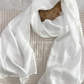 Satin Silk Hijab - White