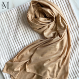 Pale Yellow Jersey Hijabs Online UAE | Stretch & Comfort | The M Essentials