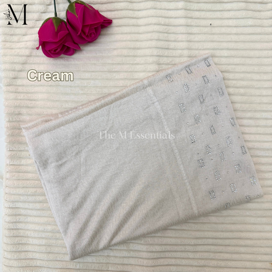 Pull-Up Jersey Hijab - Cream