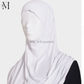 White Makhna Hijab | The M Essentials