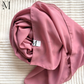 Dusty Pink Premium Powder Chiffon Hijab – Modern & Graceful | Made in Indonesia