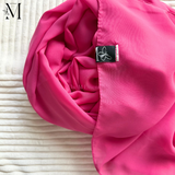 Deep Pink Premium Powder Chiffon Hijab – Bold & Feminine | Made in Indonesia