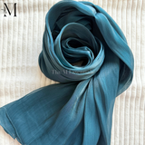 Green Silk Hijabs Online UAE | Elegant & Luxurious | The M Essentials