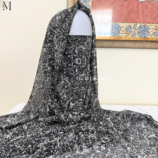 Premium Chiffon Niqab Hijab Set for Women – Modest Islamic Wear UAE