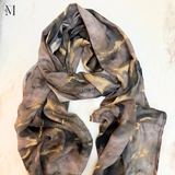 Printed Modal Hijab - Gray Rocks | The M Essentials