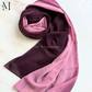 Pink Ombre Chiffon Hijabs Online UAE | Lightweight & Elegant | The M Essentials