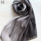Black Silk Ombre Hijab | The M Essentials