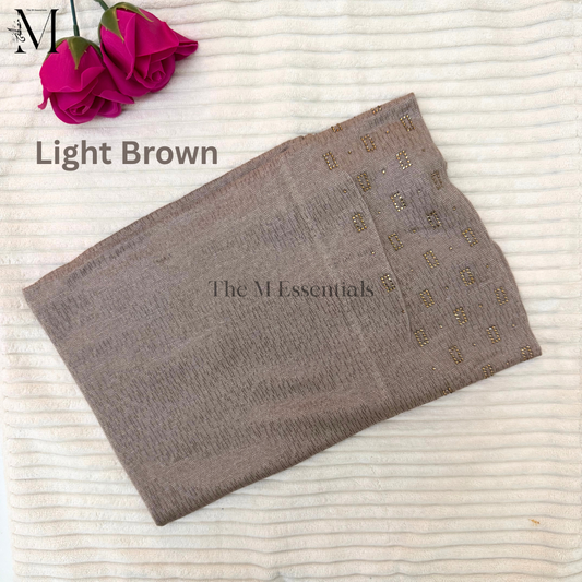 Pull-Up Jersey Hijab - Light Brown