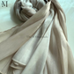 Light Gold Silk Ombre Hijab | The M Essentials