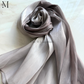 Charcoal Gray Silk Ombre Hijab | The M Essentials