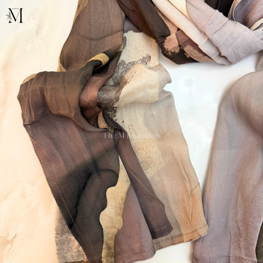 Printed Modal Hijab - Plateau | The M Essentials