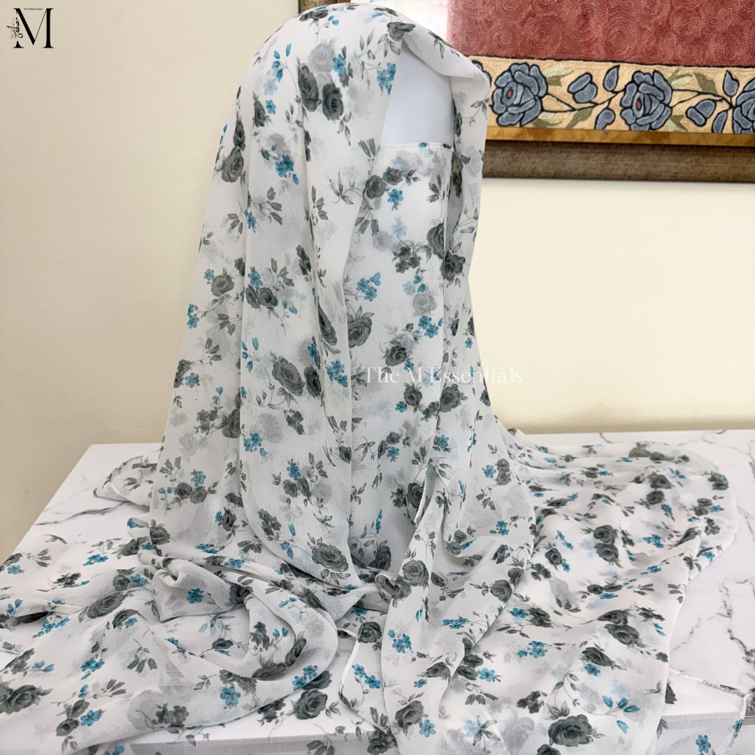 Premium Chiffon Niqab Hijab Set for Women – Modest Islamic Wear UAE