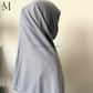 Gray Makhna Hijab | The M Essentials