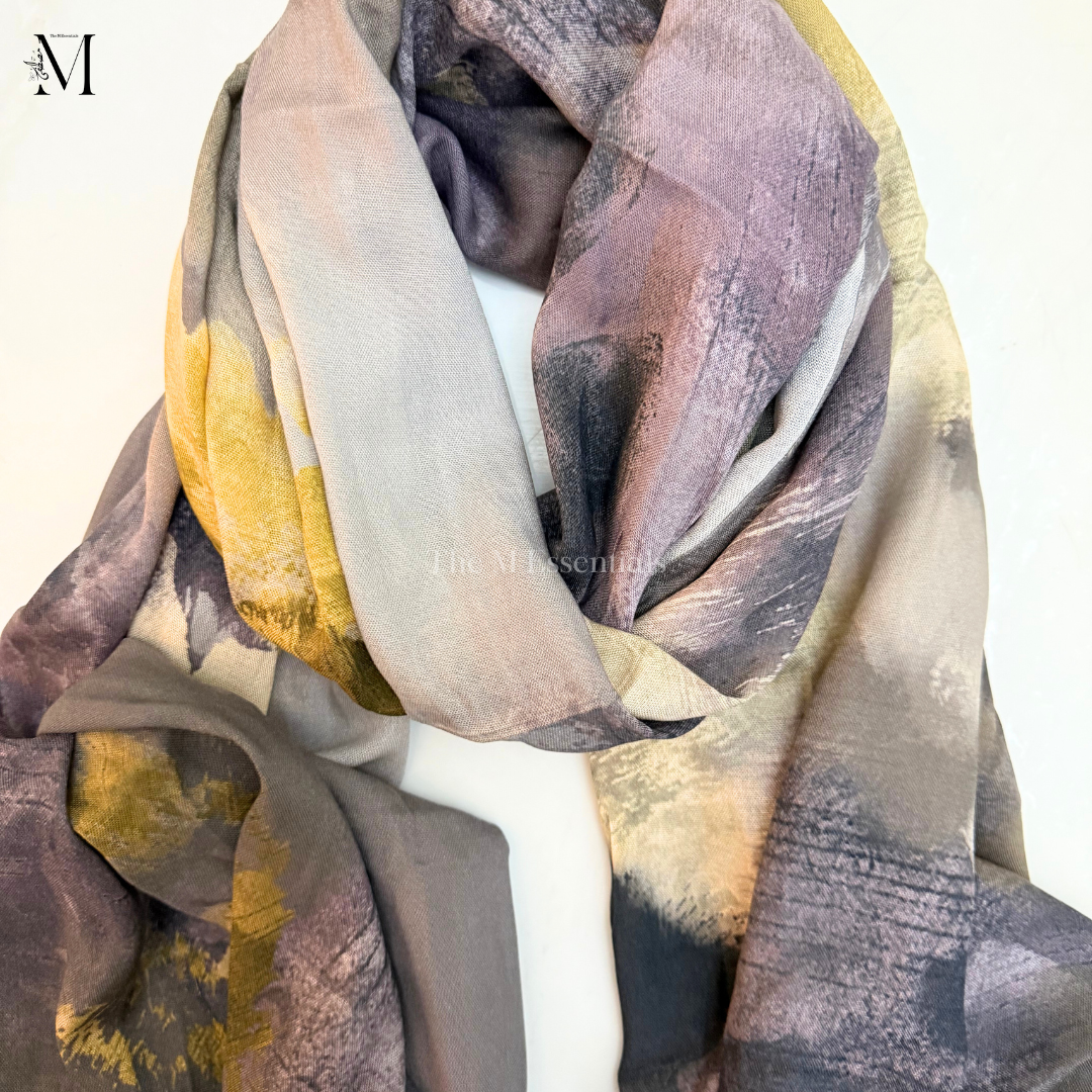 Printed Modal Hijab - Autumn