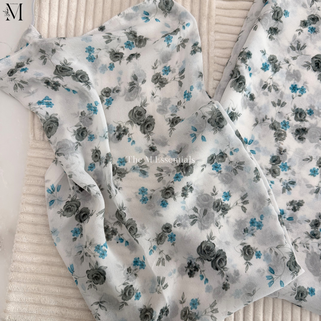 Premium Chiffon Niqab Hijab Set for Women – Modest Islamic Wear UAE