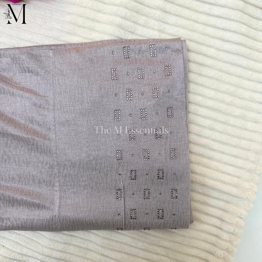 Pull-Up Jersey Hijab - Grey