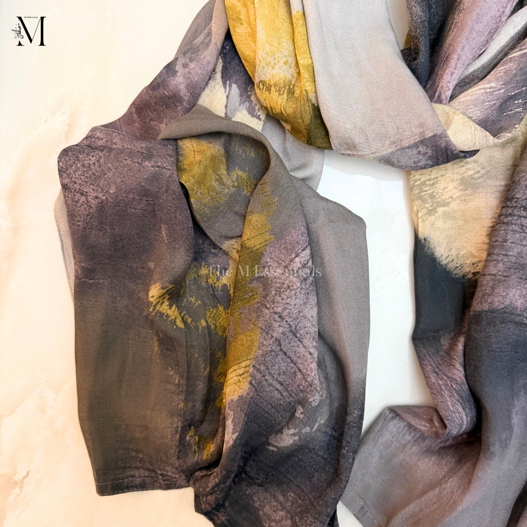 Printed Modal Hijab - Autumn