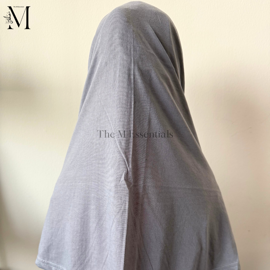 Gray Makhna Hijab | The M Essentials