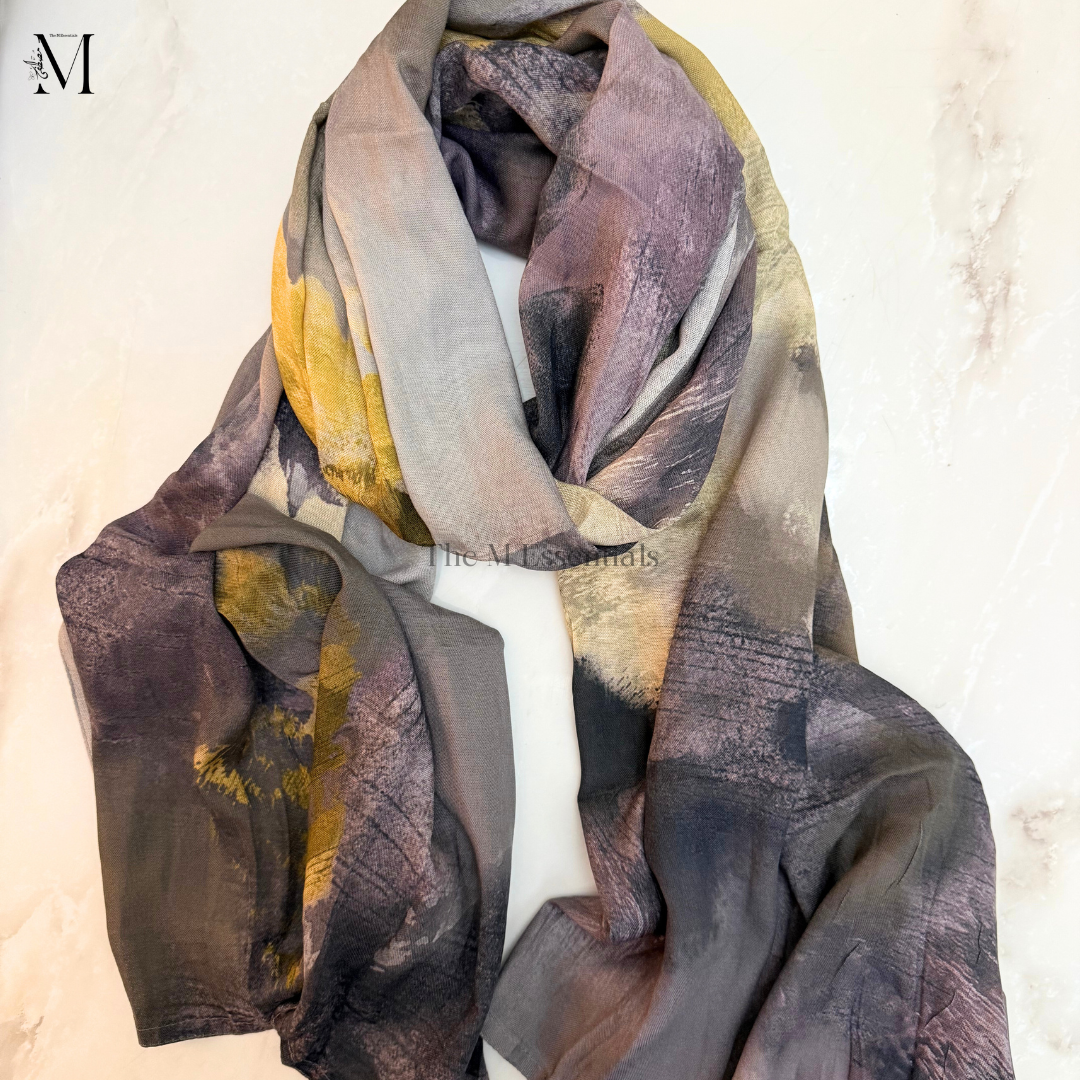 Printed Modal Hijab - Autumn