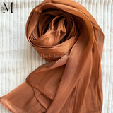 Cherrywood Silk Hijabs Online UAE | Elegant & Luxurious | The M Essentials