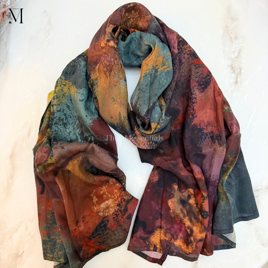 Printed Modal Hijab - Wildlife
