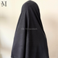Black Cotton Makhna Hijabs Online UAE | Breathable Everyday Hijabs | The M Essentials