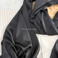 Satin Silk Hijab -  Black