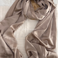 Satin Silk Hijab - Light Brown