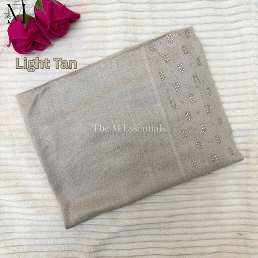 Pull-Up Jersey Hijab - Light Tan