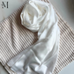 White Silk Hijabs Online UAE | Elegant & Luxurious | The M Essentials