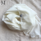 White Premium Powder Chiffon Hijab