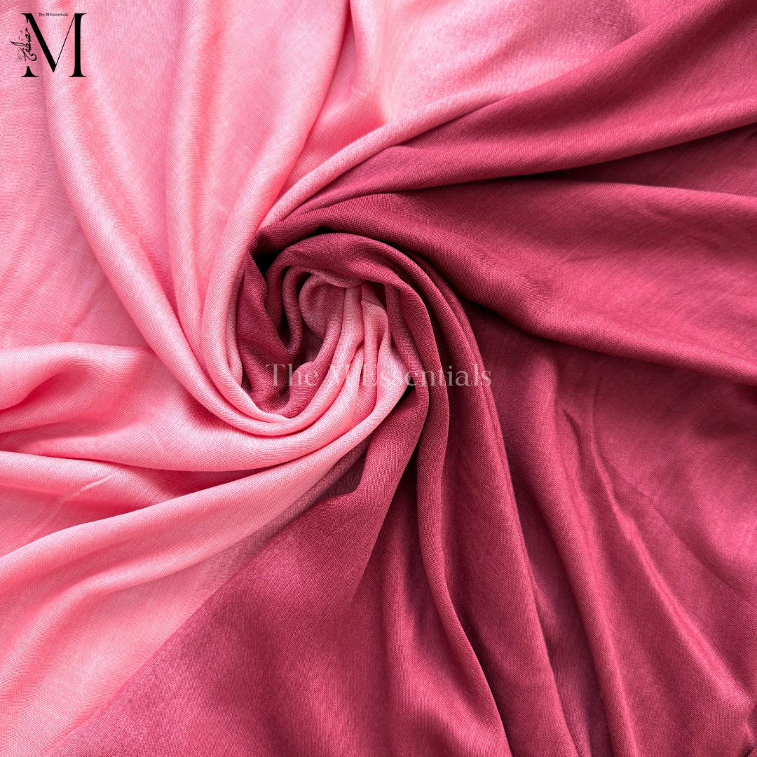 Rose Ombre - Soft Modal Hijabs | The M Essentials