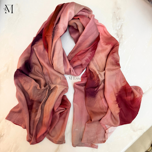 Printed Modal Hijab - Cherry Blossom