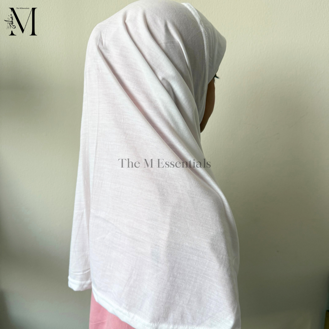 White Makhna Hijab | The M Essentials