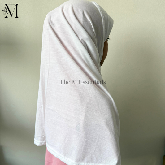 White Makhna Hijab | The M Essentials
