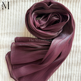 Pomegranate Silk Hijabs Online UAE | Elegant & Luxurious | The M Essentials