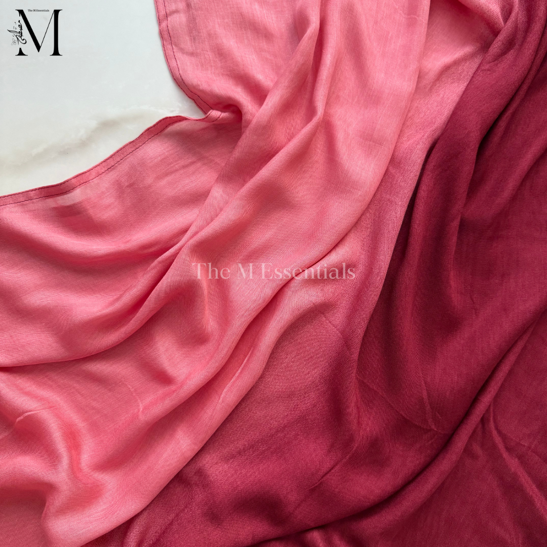 Rose Ombre - Soft Modal Hijabs | The M Essentials