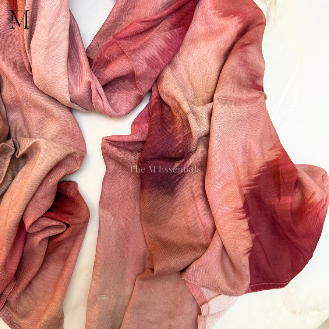 Printed Modal Hijab - Cherry Blossom